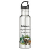 Gezinsvakantie beer wolvenbos waterfles  (Voorkant)