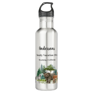 Gezinsvakantie beer wolvenbos waterfles 