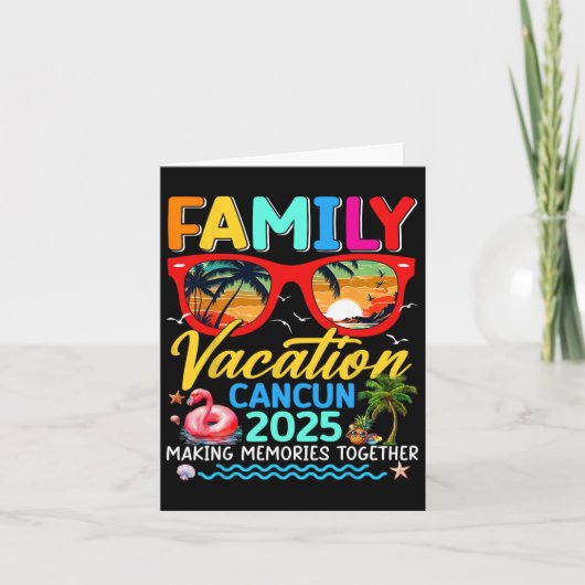 Gezinsvakantie Cancun 2025 Zomer Matching Groep Kaart (Voorkant)