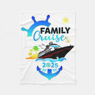 Gezinsvakantie Cruise Matching Groep Bemanning Squ Fleece Deken