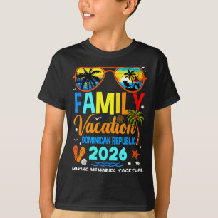 Gezinsvakantie Dominicaanse Republiek 2026 Gezinsv T-shirt