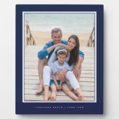 Gezinsvakantie Fotogeheugen Keepomwille Navy Lijst Fotoplaat (Voorkant)