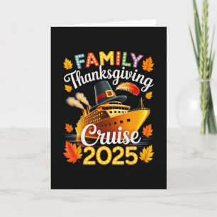 Gezinsvakantie op cruiseschip Thanksgiving 2025 Kaart
