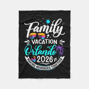 Gezinsvakantie Orlando 2026 Strand Zomer Vakantie Fleece Deken
