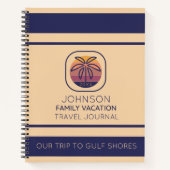 Gezinsvakantie Persoonlijk reisblad Notitieboek (Voorkant)