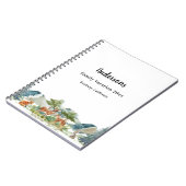 Gezinsvakantieherten van bosbossen notitieboek (Linkerzijde)