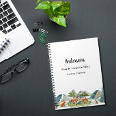 Gezinsvakantieherten van bosbossen notitieboek