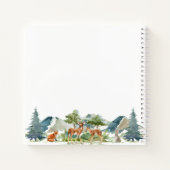 Gezinsvakantieherten van bosbossen notitieboek (Achterkant)