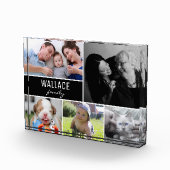 Gezinsveelvoud kerstcadeautje met fotocollage fotoblokken (Rechts)