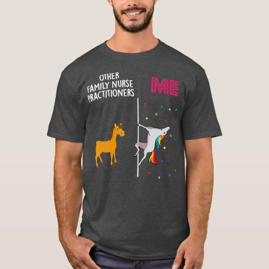 Gezinsverpleegkundige Unicorn anderen jullie T-shirt (Voorkant)