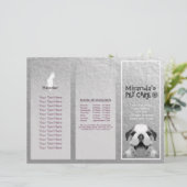 Gezinsverzorging van salon met tri-Fold Brochures (Staand voorkant)