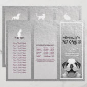Gezinsverzorging van salon met tri-Fold Brochures (Voorkant / Achterkant)