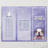 Gezinsverzorging van salon met tri-Fold Brochures (Voorkant)