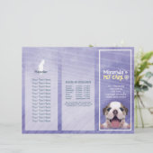 Gezinsverzorging van salon met tri-Fold Brochures (Staand voorkant)