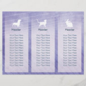 Gezinsverzorging van salon met tri-Fold Brochures (Achterkant)