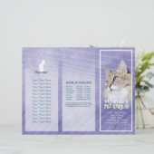 Gezinsverzorging van salon met tri-Fold Brochures (Staand voorkant)