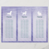 Gezinsverzorging van salon met tri-Fold Brochures (Achterkant)