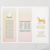 Gezinsverzorging van salon met tri-Fold Brochures (Voorkant)