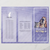 Gezinsverzorging van salon met tri-Fold Brochures (Voorkant)