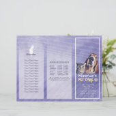 Gezinsverzorging van salon met tri-Fold Brochures (Staand voorkant)