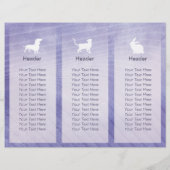 Gezinsverzorging van salon met tri-Fold Brochures (Achterkant)