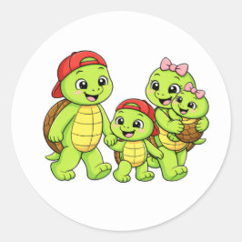 Gezinswandeling Ronde Sticker
