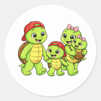 Gezinswandeling Ronde Sticker