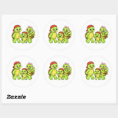 Gezinswandeling Ronde Sticker (Vel)