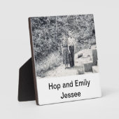 Gezinsweergaveklek met Easle Fotoplaat (Voorkant)