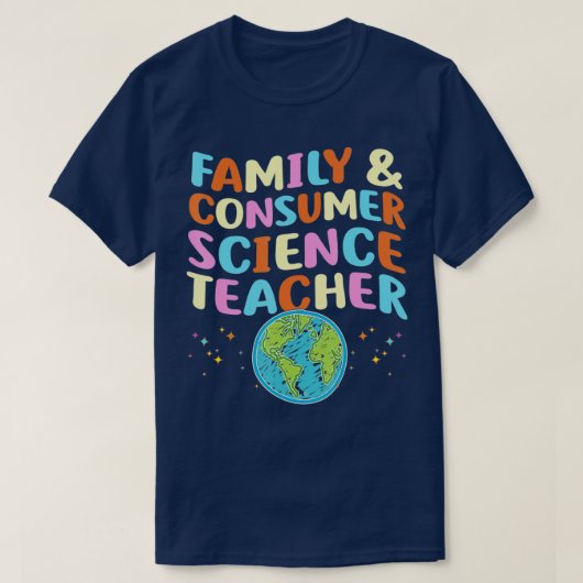 Gezinswetenschappen en consumentenzaken krijgen de t-shirt (Design voorkant)
