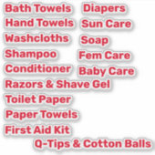 Gezinswissel dat vinylStickers organiseert Sticker (Voorkant)