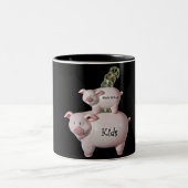 Gezinszaken Tweekleurige Koffiemok (Center)