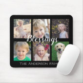 Gezinszegeningen | 6 Foto-collage Muismat (Met muis)