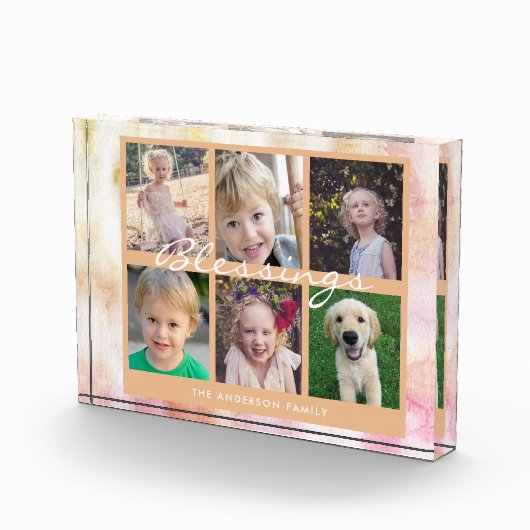 Gezinszegeningen | 6 Fotocollage fotoblok (Rechts)
