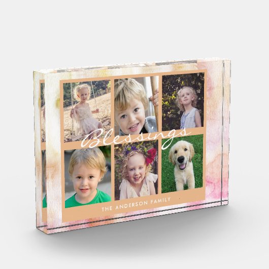 Gezinszegeningen | 6 Fotocollage fotoblok (Links)