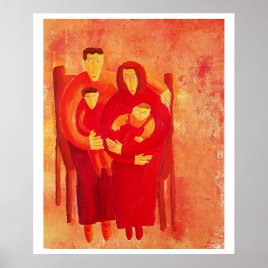 Gezinszittend Poster (Voorkant)