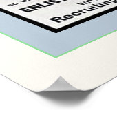 Gezocht! ~ 500 bakkerijen ~  Eerste Wereldoorlog Poster (Hoek)