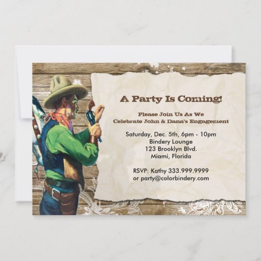 Gezocht 7 x 5 inch Evenement Invitation V2 Kaart (Voorkant)
