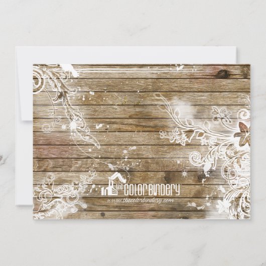 Gezocht 7 x 5 inch Evenement Invitation V2 Kaart (Achterkant)