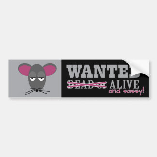 Gezocht: Alive en Sassy - Barn Hunt Bumpersticker