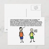 Gezocht Briefkaart (Voorkant / Achterkant)