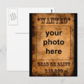 Gezocht briefkaart (Voorkant / Achterkant)