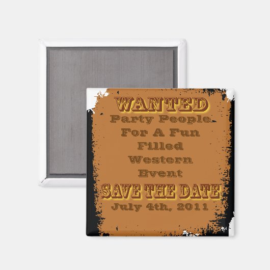 Gezocht De datummagneet opslaan Magneet (Voorkant / Achterkant)