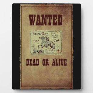 Gezocht dood of levend fotoplaat