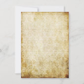 Gezocht dood of levend Halloween schedel uitnodigi Kaart (Achterkant)