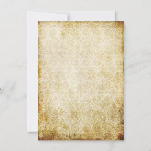 Gezocht dood of levend Halloween schedel uitnodigi Kaart (Achterkant)