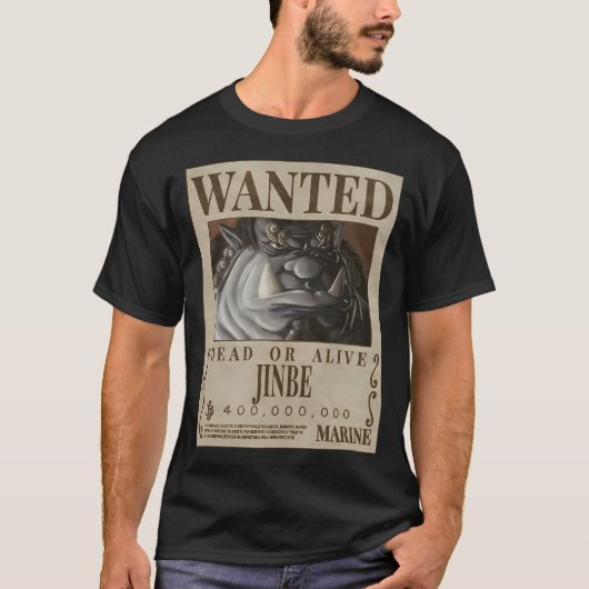 Gezocht: dood of levend Jinbe T-shirt (Voorkant)