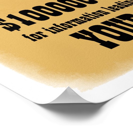 Gezocht, dood of levend poster (Hoek)