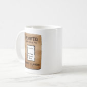 Gezocht dood of levend Poster Koffiemok (Voorkant links)