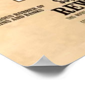 Gezocht dood of levend Poster U kunt woorden pic w (Hoek)